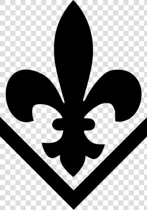 Fleur De Lis New Orleans Saints Clip Art   Fleur De Lis Clipart Black And White  HD Png Download