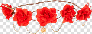 Flower Crown Png Red   Red Flower Crown Png  Transparent Png