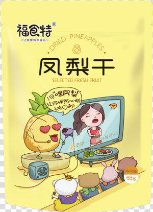 Foley Pineapple Dried Daily Low calorie Snack Snack  HD Png Download