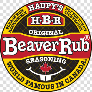 Haupys Hbr Beaver Rub Original Seasoning Spice   Love  HD Png Download