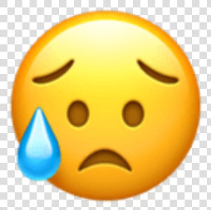  emoji iphone triste   Emoji Triste Png Iphone  Transparent Png