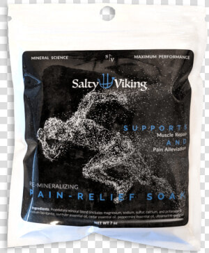 Front Of Package For Salty Viking Recovery Bath Soak   Bath Salts  HD Png Download