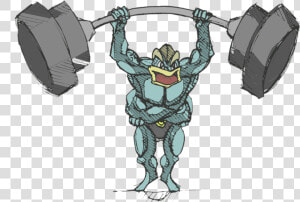 Sexy Machamp     Machamp Lifting Weights  HD Png Download