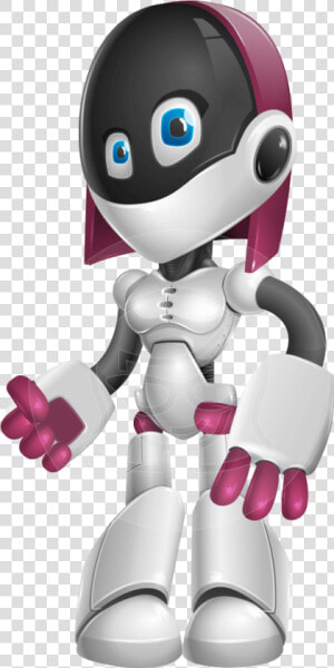 Digitally Intelligent Vector Graphic Android   Robot Girl Cartoon Png  Transparent Png