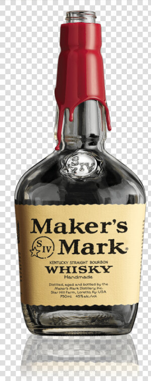 Image Of Empty Maker S Mark® Bottle   Bourbon Whisky Makers Mark 700ml  HD Png Download