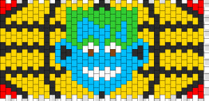 Captain Planet Kandi Pattern  HD Png Download