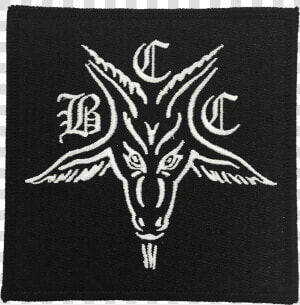 Bcc Goat   Embroidered Patch   Black Craft Cult Baphomet  HD Png Download