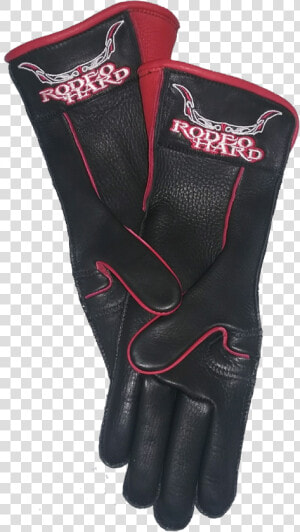 Rodeo Hard Deerskin Leather Bull Riding Gloves Long   Monster Energy Bull Riding Gloves  HD Png Download