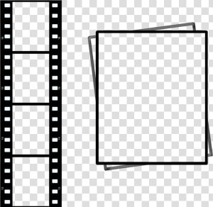 Movie Reel Border Clipart Best   Vertical Film Strip Border  HD Png Download