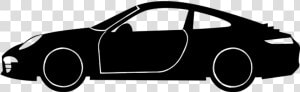 Automobile  Car  Drive  Porsche  Silhouette  HD Png Download