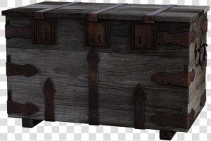 Lock  Box  Wooden  Metal  Key  Chest  Pirate  Wood   Coffee Table  HD Png Download