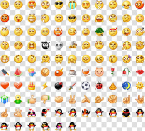 Wechat Emoticon Spritesheet   Icon Set For Applications  HD Png Download