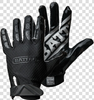 Triplethreat Football Receiver Gloves  Adult   Leather  HD Png Download