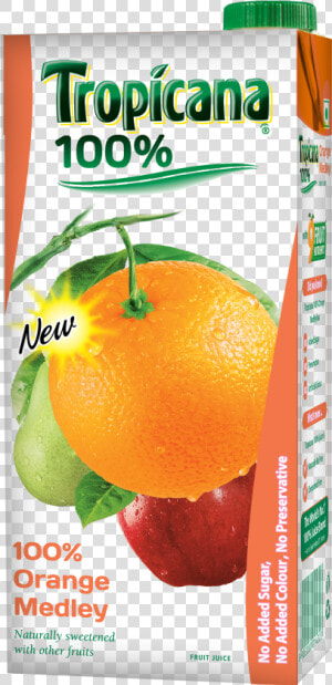 Tropicana 100  Orange Juice 1ltr  HD Png Download