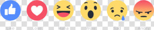 Facebook Reactions Icons Png  Transparent Png