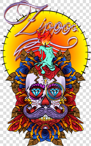 Old School Tattoo Designs With Sugar Skull Old School   Old School Tattoo Design Png  Transparent Png