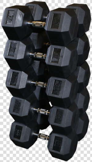 Sdrs900 Rubber Coated Hex Dumbbell Sets   Body Solid Rubber Hex Dumbbell Set  HD Png Download