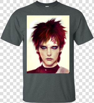 Anime Naruto Fanart Digital Realistic Gaara Sand Shinobi   Tee Shirt Will Stranger Things  HD Png Download