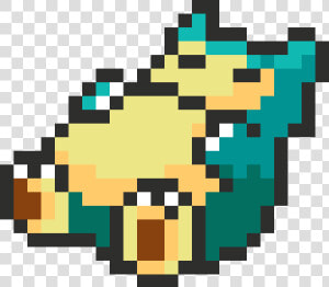 Pixel Art Pokemon Snorlax  HD Png Download