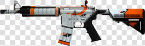 Go M4a4 Asiimov   M4a4 Cs Go Png  Transparent Png