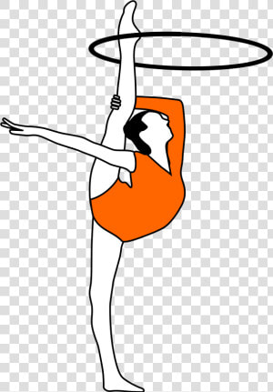 Gymnast Clipart Person Balance  HD Png Download