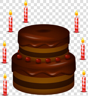 Transparent Cake Clipart   Birthday Cake Without Candles Png  Png Download