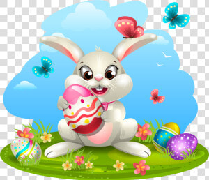 Egg Eggs Decorating With Bunny Easter Clipart   Καλο Πασχα Και Καλη Ανασταση Εικονεσ  HD Png Download