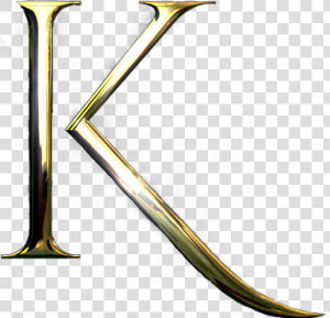  letter  alphabet  k  k  gold  shine  glare  decal   Weapon  HD Png Download