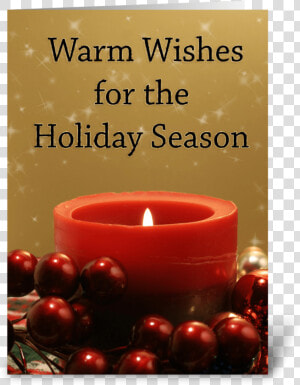 Red Candle Holiday Glow Greeting Card   Being Black  HD Png Download