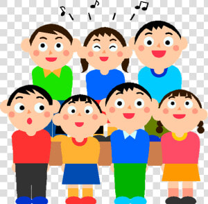 Singer Clipart School Choir   Students Singing Clipart  HD Png Download