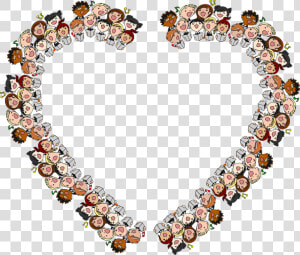 Children  Choir  Heart  Kids  Boys  Girls  Male  Female   Choir Frame  HD Png Download