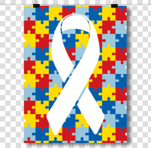 Autism Awareness Puzzle Pieces  HD Png Download