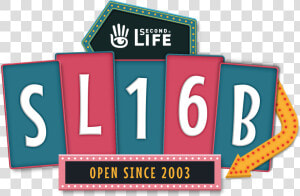 Sl16b Logo Final   Second Life 16th Birthday  HD Png Download