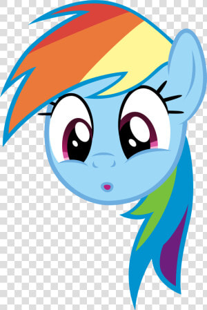 My Little Pony Clipart Face   Mlp Rainbow Dash And Daring Do  HD Png Download