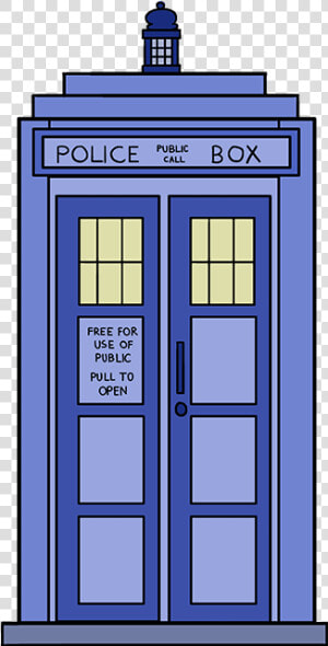 How To Draw Tardis   Open Door Tardis Drawing  HD Png Download