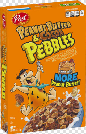 Peanut Butter Cocoa Pebbles Box   Peanut Butter And Cocoa Pebbles  HD Png Download