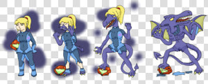 Ridley Aran Tg By Chaos Force On   Zero Suit Samus Tg Tf  HD Png Download