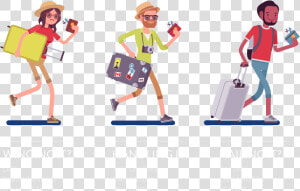 Airport Clipart Traveler   Travellers Png  Transparent Png