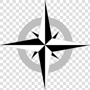 Collection Of Free Compass Vector Simple   Transparent Compass Rose  HD Png Download