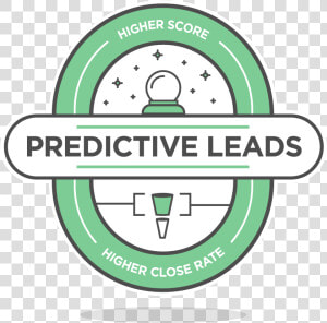 Predictive Leads Badge Icon   Circle  HD Png Download