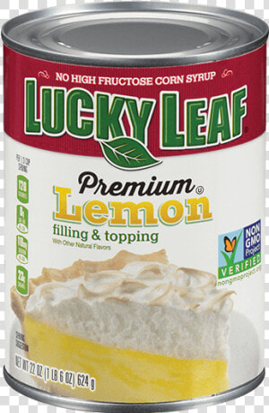 Premium Lemon Filling  amp  Topping   Lucky Leaf Lemon Pie Filling  HD Png Download