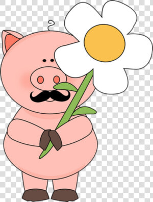  pig  mostacho  cerdito  bigote   Clean Dirty Clipart  HD Png Download