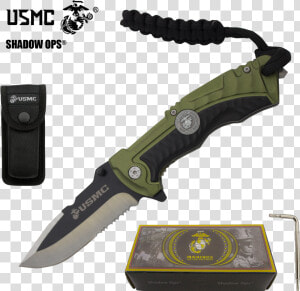 Clip Case Pocket Knife   Us Marines  HD Png Download