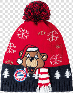 Gorro Con Borlas De Navidad   Fc Bayern Kindermütze  HD Png Download