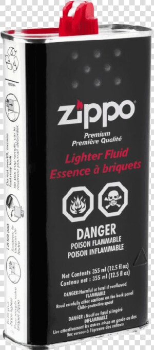 12 Oz   355 Ml Zippo Fuel Fluid  For All Pocket Lighters   Zippo  HD Png Download