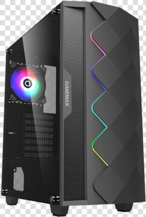 Picture 1 Of   Maxgreen A361 Rgb Mid Tower Case  HD Png Download