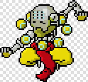 Pixel Art Overwatch Zenyatta  HD Png Download