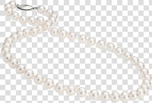 Pearl Necklace With Silver Hook   Colier Perle De Cultura  HD Png Download