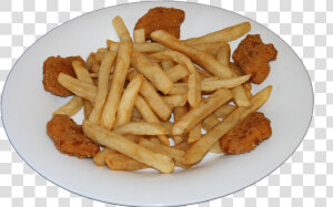 Nuggets Con Papas Fritas  HD Png Download