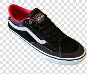 Vans Tnt Advanced Prototype Black white red   Skate Shoe  HD Png Download